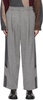 Gray Set-Up Trousers