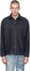 Indigo Utility Denim Shirt