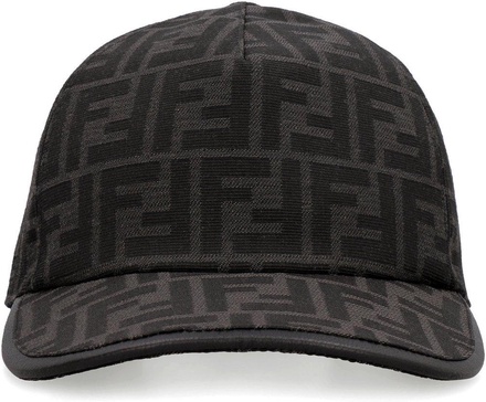 Fendi FF Jacquard Curved-Peak Baseball Cap