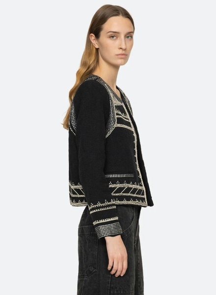 Sea Nyc Mille Embroidery Long Sleeve Jacket