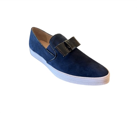 women's slip on sneaker in navy