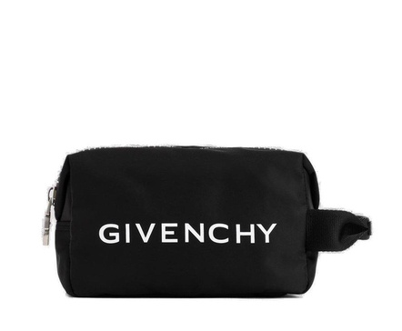 Givenchy Logo Printed G-Zip Toilet Pouch