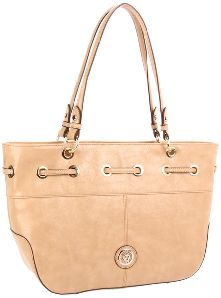 Anne Klein Anchors Away Satchel,Sand,One Size