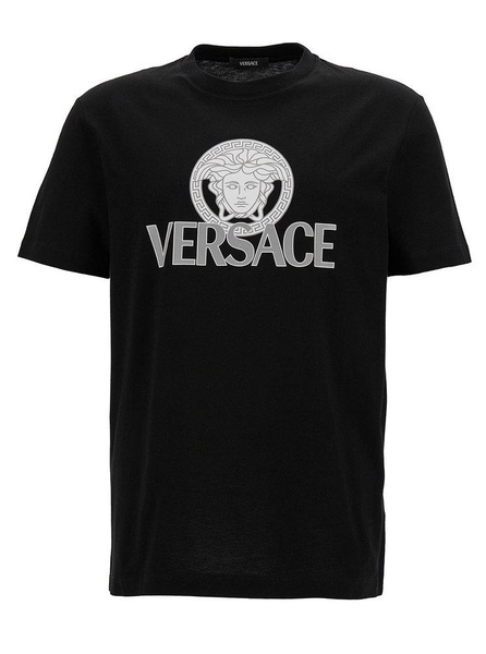 Versace Medusa Head-Printed Crewneck T-Shirt