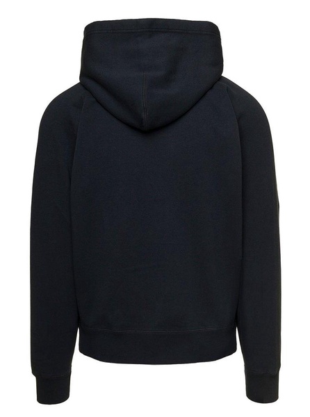 Tom Ford Logo Tag Drawstring Hoodie