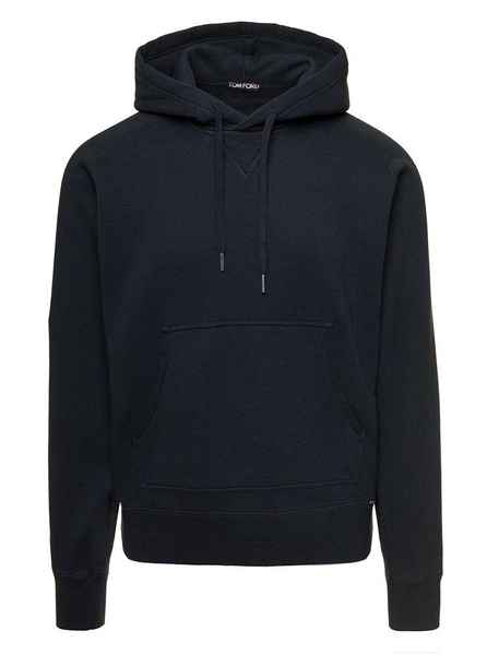 Tom Ford Logo Tag Drawstring Hoodie