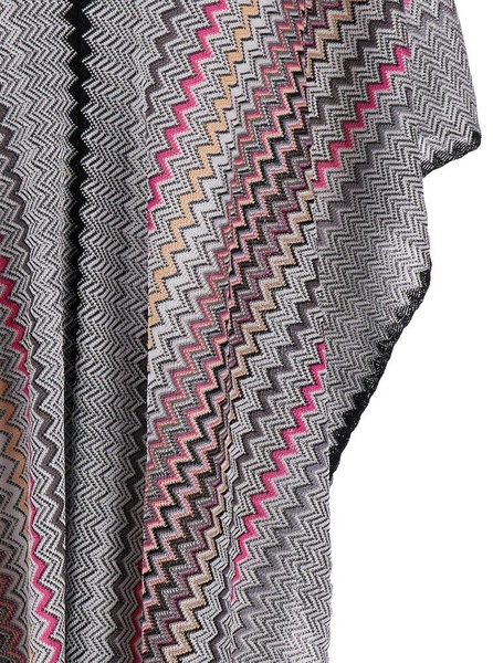 Missoni Zigzag Printed Fringed-Edge Poncho