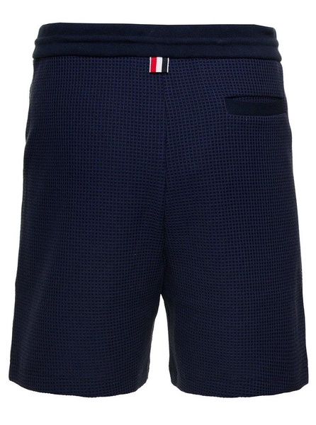 Thom Browne Drawstring Logo Patch Shorts