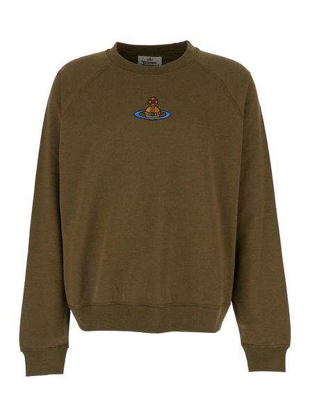 Vivienne Westwood Orb Embroidered Crewneck Sweatshirt