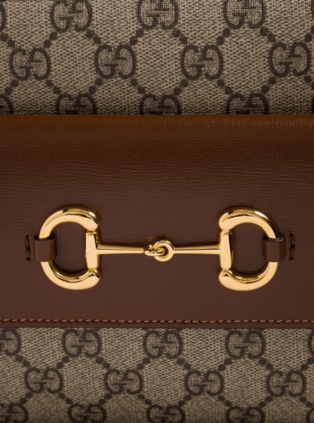 Horsebit 1955 Crossbody Bag in GG Leather Woman Gucci