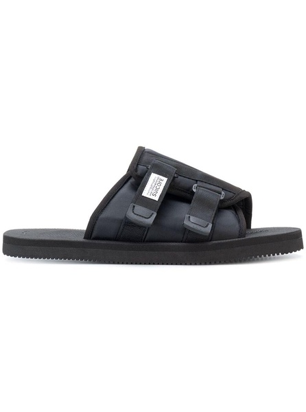 'Kaw-Cab' Black Sandals with Velcro Fastening in Nylon Man Suicoke