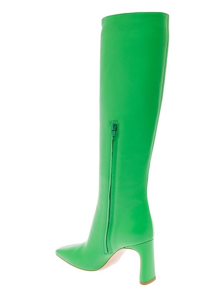 Liu Jo Leonie Hanne Woman's Green Leather Boots