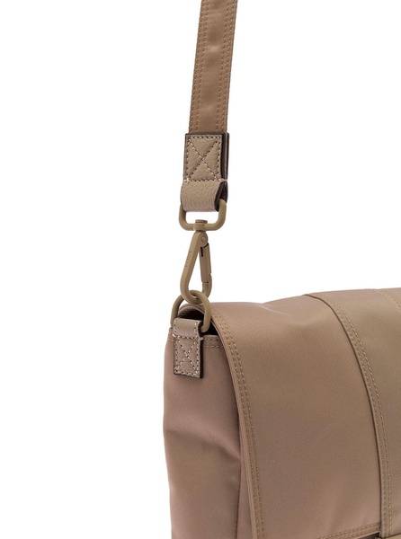 Baguette Beige Nylon Fendi Man Crossbody Bag