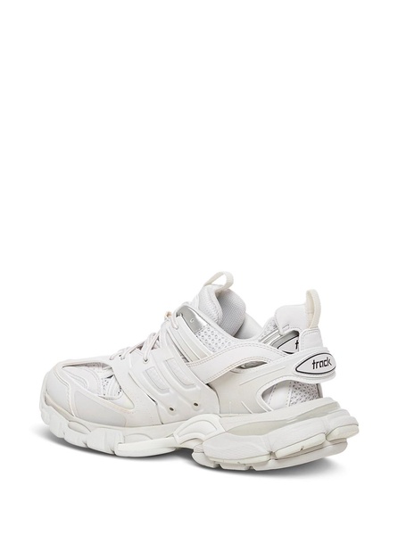 White Track Mesh and Nylon Sneakers Woman Balenciaga