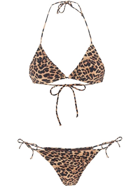 Reina Olga Woman's Bikini in Econyl with Leopard Pattern