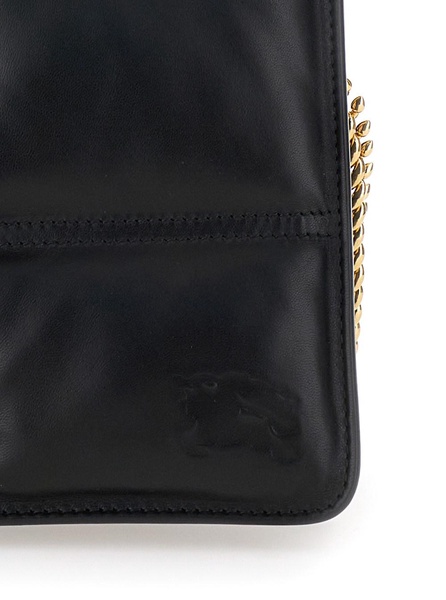 Burberry Snip Quilted Chain-Link Crossbody Bag