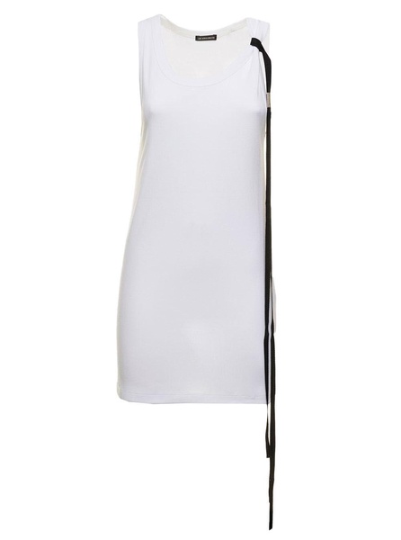 Ann Demeulemeester Woman's Seva White Cotton Tank Top