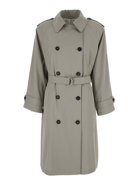 Brunello Cucinelli Double-Breasted Trench Coat