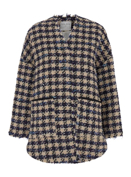 Pied De Coque Tweed Blouson