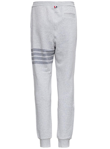 Grey Jersey Joggers with 4Bar Detail