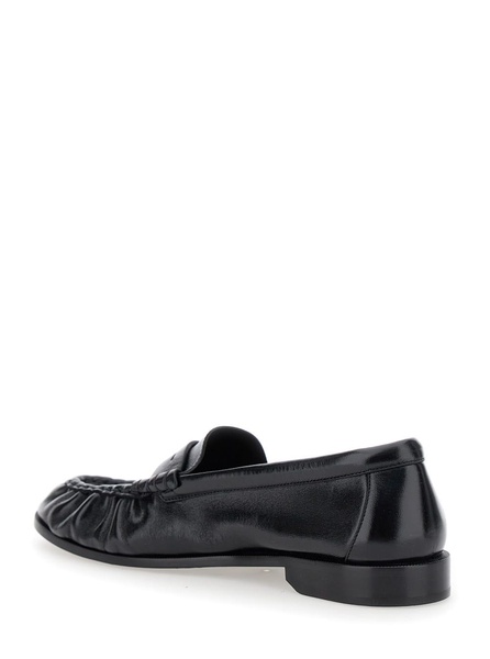 Black Loafers With Cassandre In Leather Man