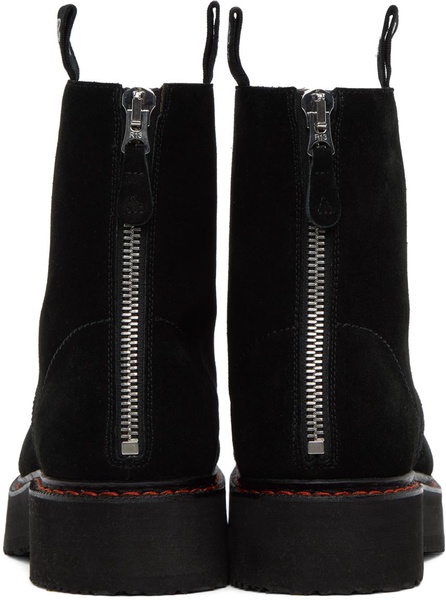 Black Single Stack Boots