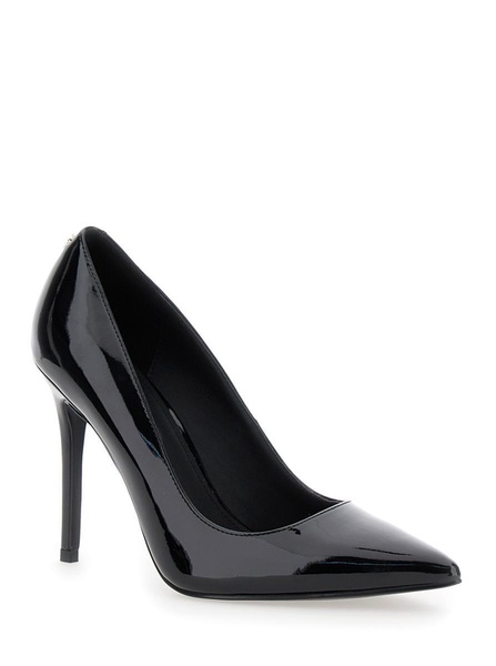 'Juliette' Stiletto Pumps With Logo Detail In Patent Leather Woman