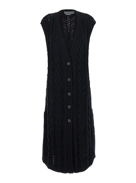 Alberta Ferretti Sleeveless Knitted Cardigan