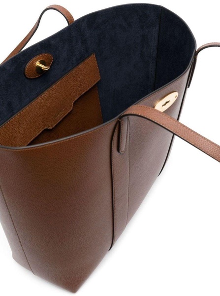 Brown 'Bayswater' Hand Bag With Flap Detail In Leather Woman