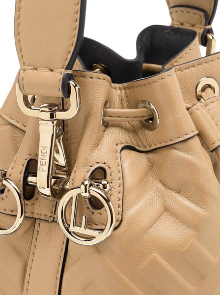 Fendi Mon Tresor Drawstring Mini Bucket Bag