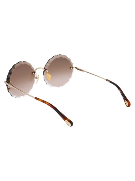 Chloé Eyewear Round Scalloped Frame Sunglasses