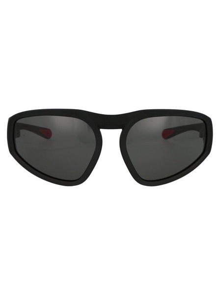 Moncler Pentagra Geometric Frame Sunglasses