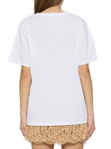 Ermanno Scervino Logo Printed Crewneck T-Shirt