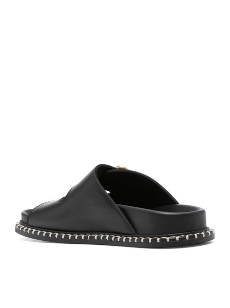 Chloe` Women Rebecca Leather Slides