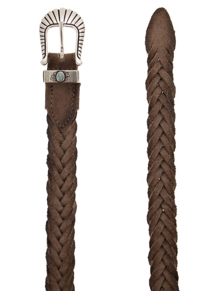 Alberto Luti Suede Braided Belt