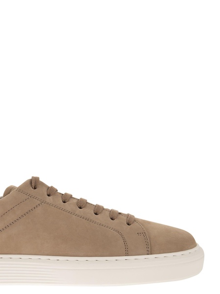 Brunello Cucinelli Nabuk Calfskin Trainers