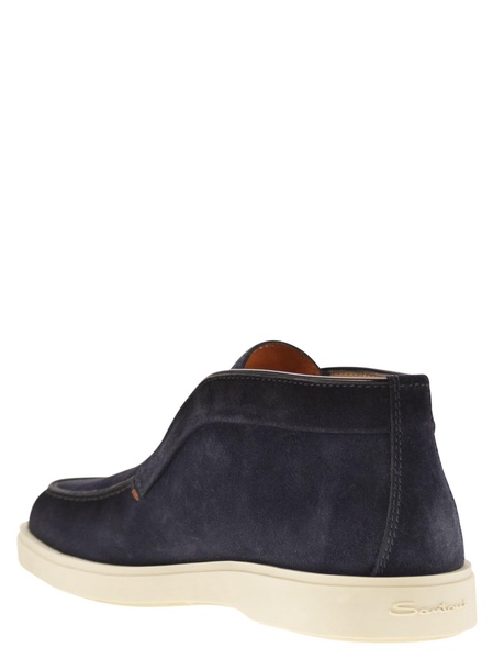 Santoni Suede Desert Boot