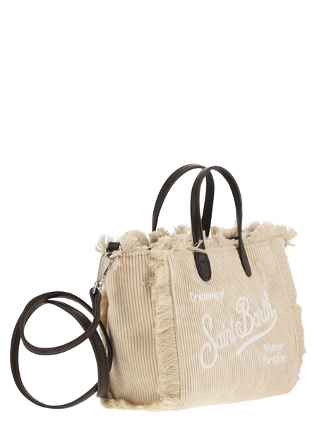 Mc2 Saint Barth Mini Vanity Bag With Bangs And Embroidered Logo