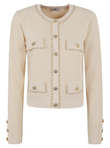 Elisabetta Franchi Sweaters Beige