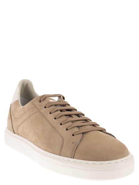 Brunello Cucinelli Nabuk Calfskin Trainers