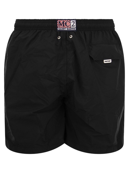 Mc2 Saint Barth Beach Boxer Shorts In Lightweight Fabric