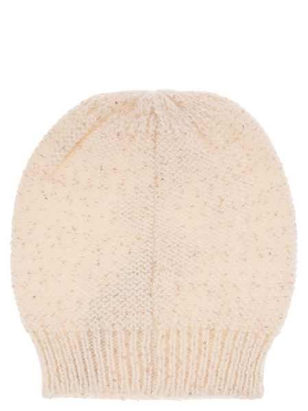 Peserico Wool, Silk And Cashmere Braided Cap