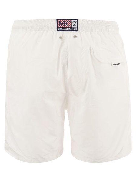 Mc2 Saint Barth Beach Boxer Shorts In Lightweight Fabric