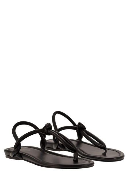 Fabiana Filippi Leather Flip Flops