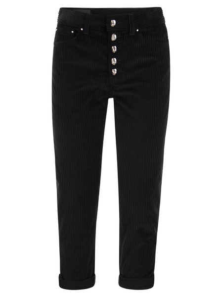 Dondup Koons Loose Fitting Velvet Trousers