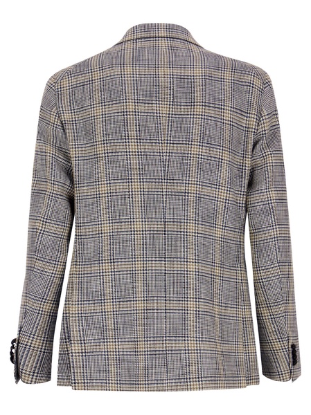 Tagliatore Jacket With Tartan Pattern