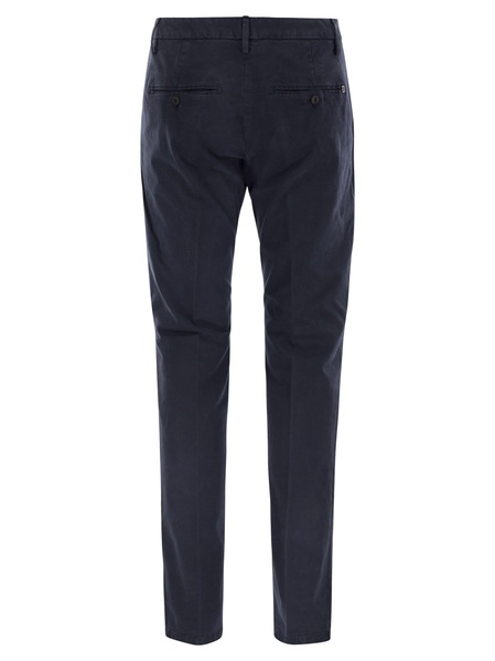 Dondup Spiritissimo Regular Chino Trousers In Light Gabardine