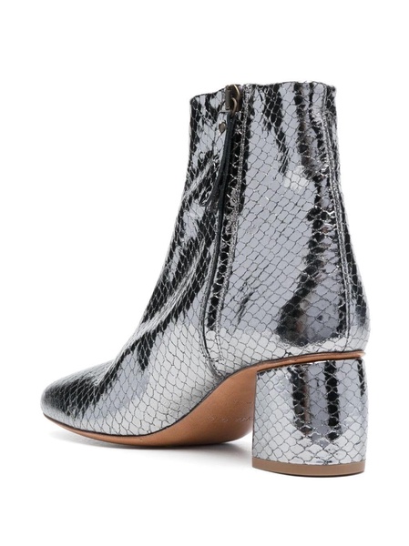 Strong Python Print Anckle Boots