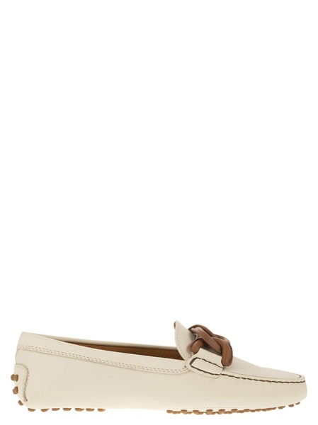 Tod's Moccasin With Leather Chain