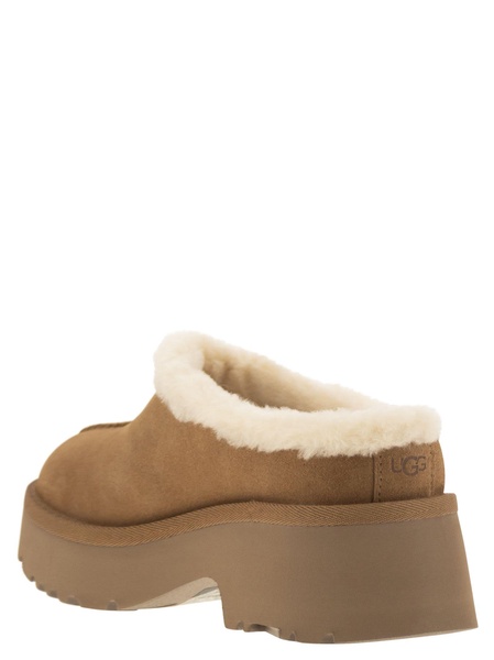 Ugg New Heights Cozy Suede Sabot